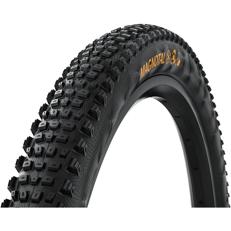 Continental Magnotal Tire - 27.5 x 2.40 Tubeless Folding BLK Soft Trail Casing E25