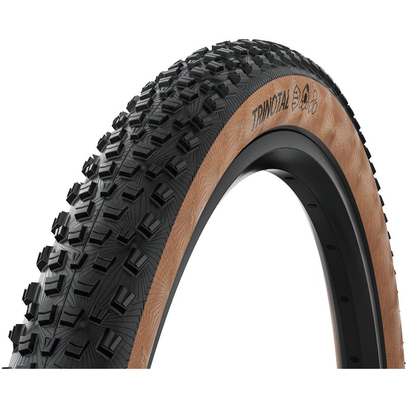 Continental Trinotal Tire - 29 x 2.40 Tubeless Folding BLK/Transparent Grip Race Casing E25