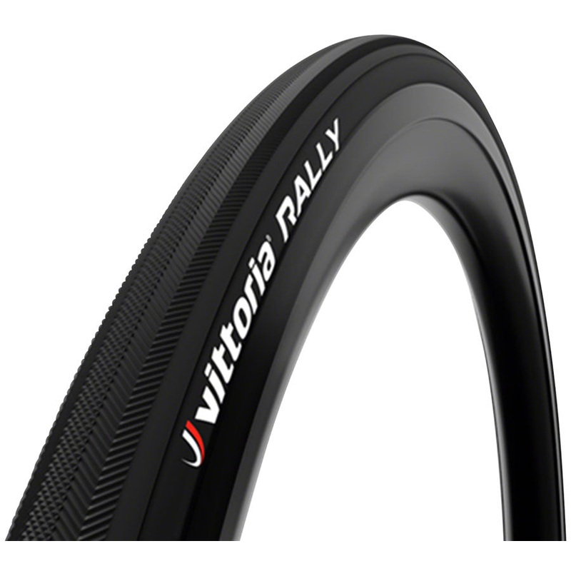 Vittoria Rally Tire - 700 x 25 Tubular Folding Black