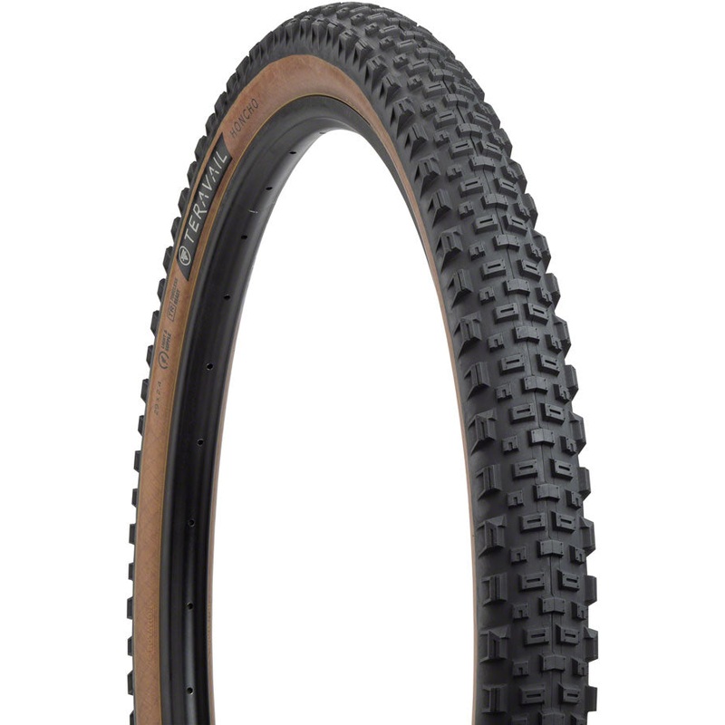 Teravail Honcho Tire - 29 x 2.4 Tubeless Folding Tan Durable Grip Compound