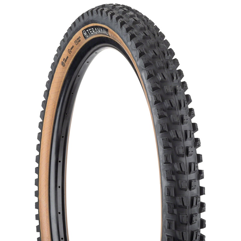 Teravail Kessel Tire - 27.5 x 2.5 Tubeless Folding Tan Durable