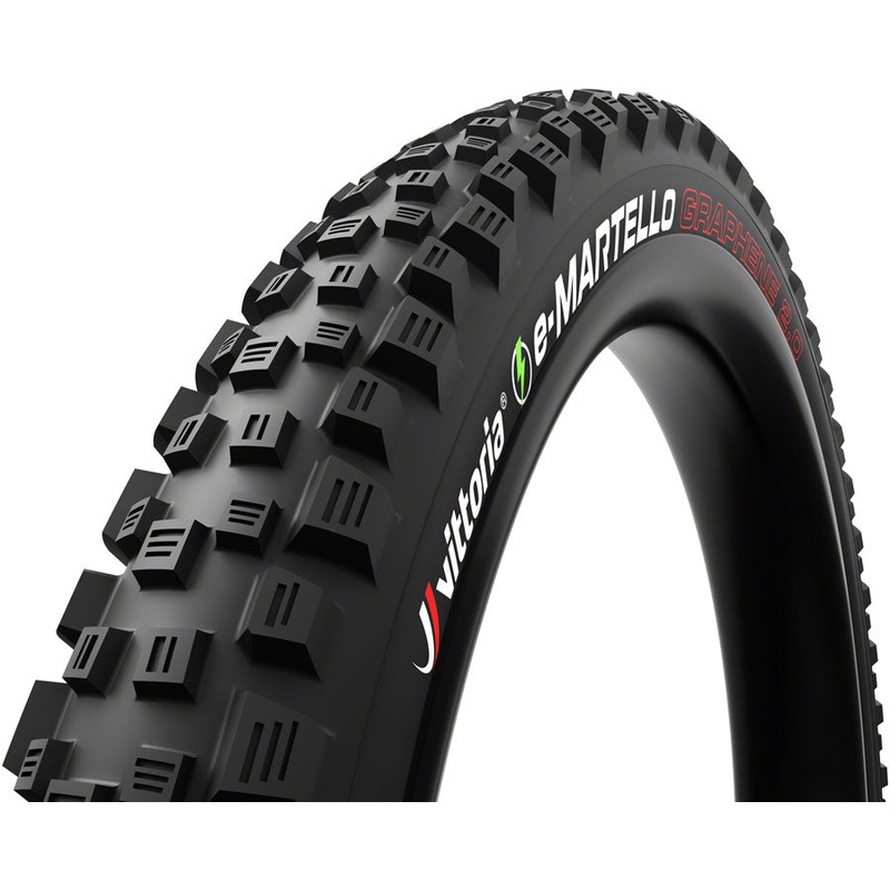 Vittoria e-Martello Tire - 27.5 x 2.4 Tubeless 2PLY Folding Black G2.0