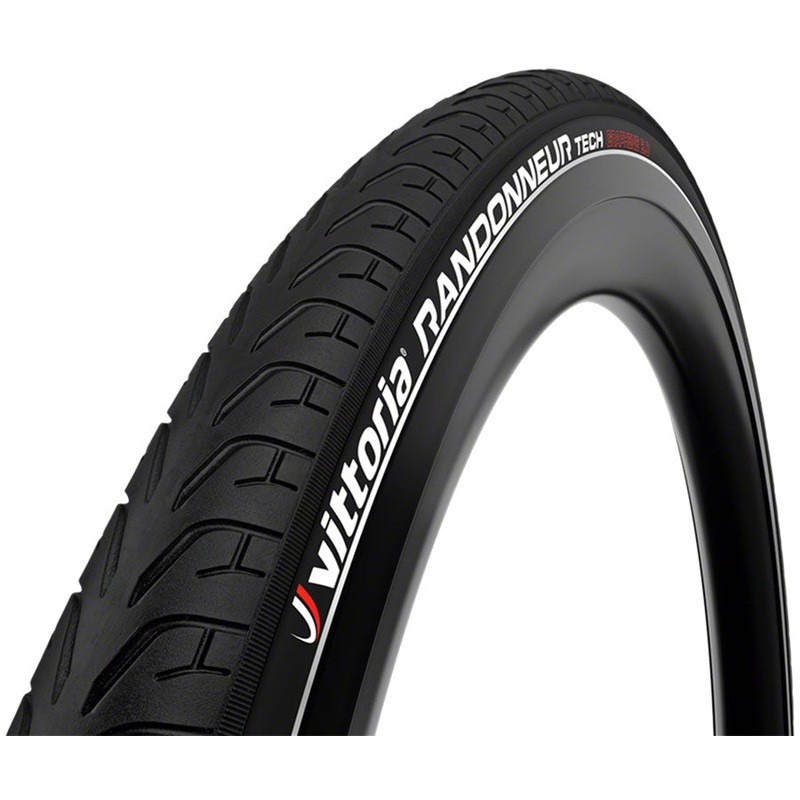 Vittoria Randonneur Tech Tire - 700 x 40 Rigid Bead Black/Reflective G2.0