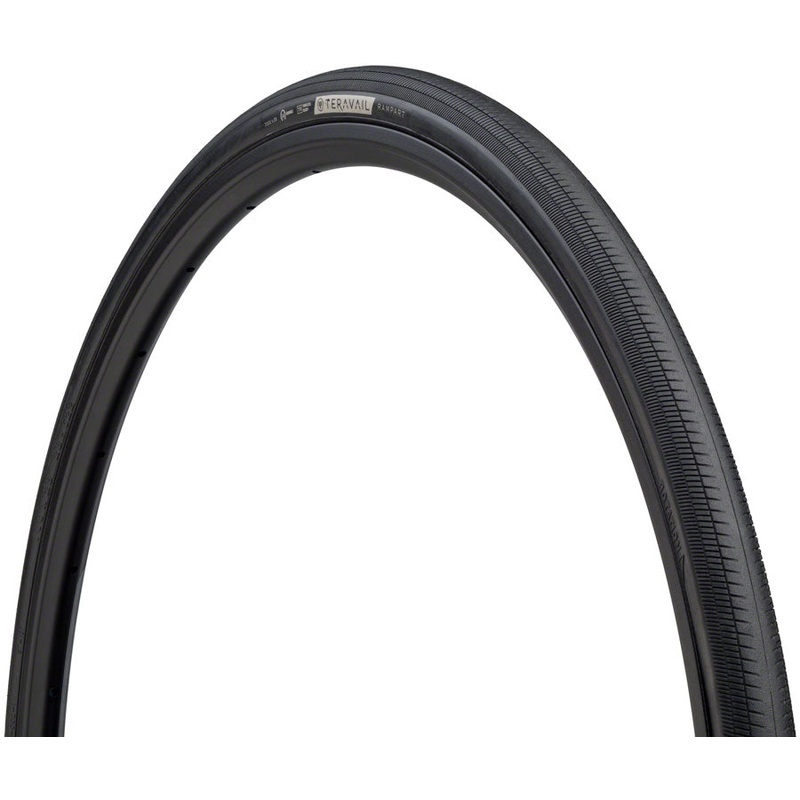 Teravail Rampart Tire - 700 x 32 Tubeless Folding BLK Durable Fast Compound