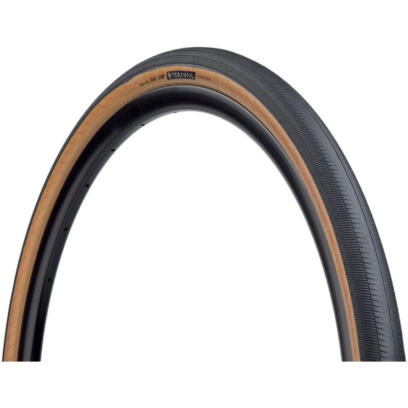 Teravail Rampart Tire - 700 x 38 Tubeless Folding Tan Light Supple Fast Compound