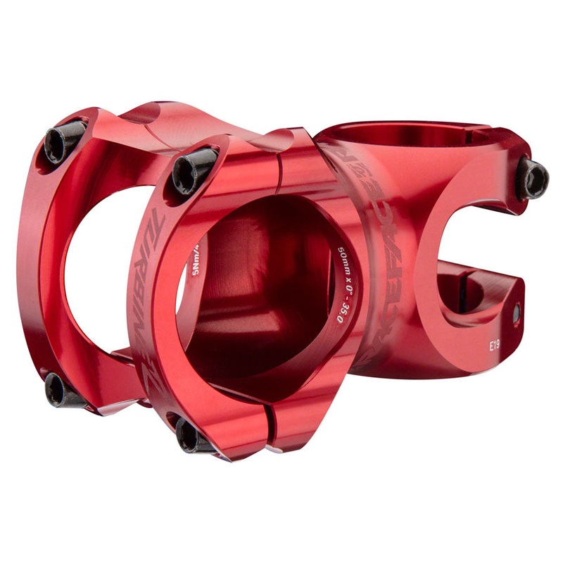 RaceFace Turbine R 35 Stem - 50mm 35mm Clamp +/-0 1 1/8" Red