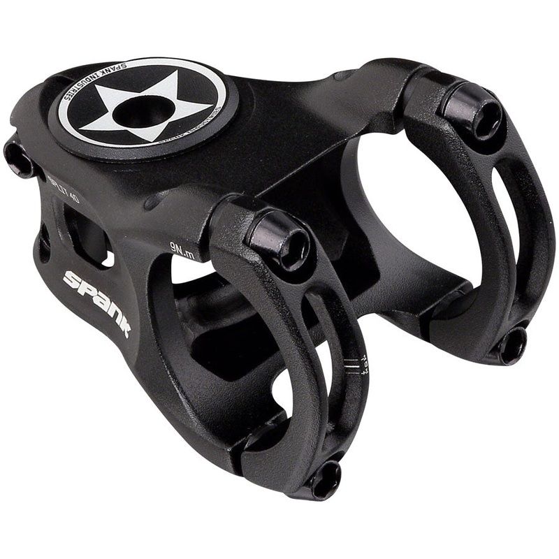 Spank Split 35 Stem - 40mm 35 Clamp +/-0 1 1/8" Aluminum Black