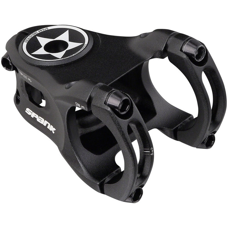 Spank Split 35 Stem - 45mm 35 Clamp +/-0 1 1/8" Aluminum Black