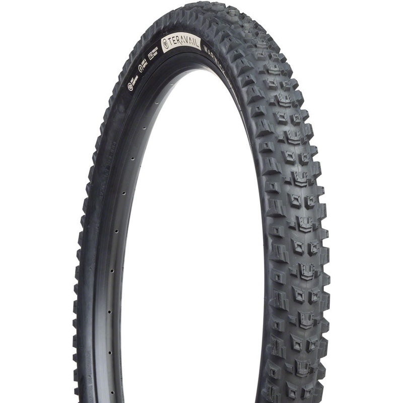 Teravail Warwick Tire - 27.5 x 2.5 Tubeless Folding BLK Light Supple Fast Compound