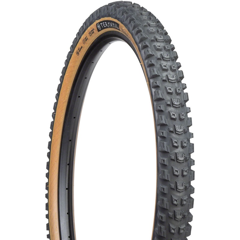 Teravail Warwick Tire - 27.5 x 2.5 Tubeless Folding Tan Light Supple Fast Compound
