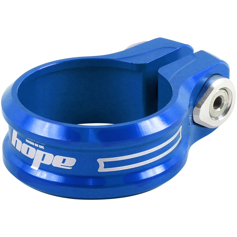 Hope Seatpost Clamp - 36.4mm Bolt-On Blue