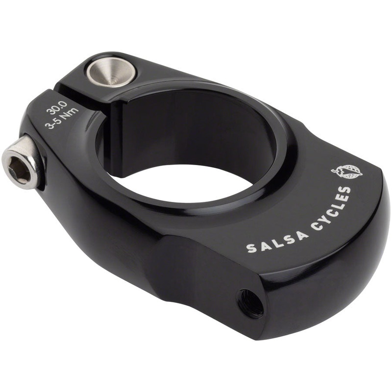 Salsa Rack-Lock Seatpost Clamp - 30.0mm Bolt-On Black