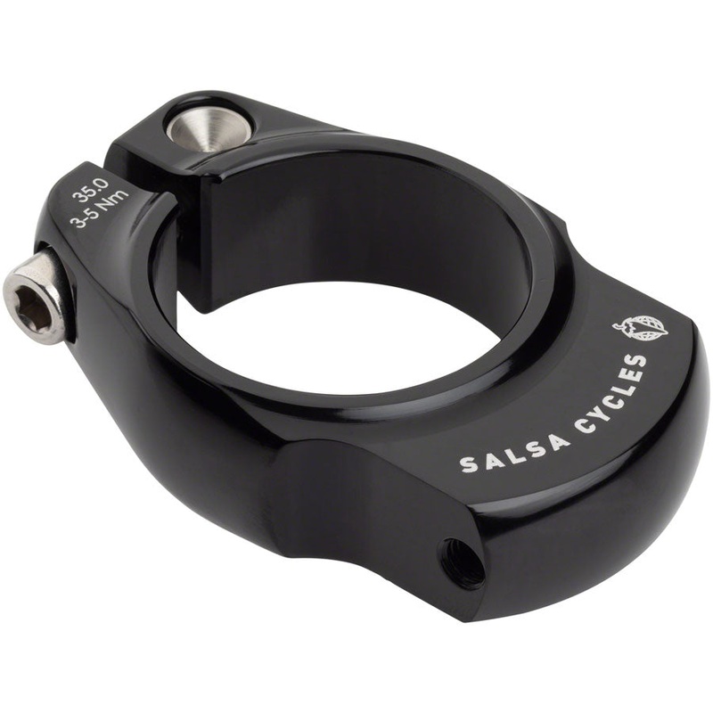Salsa Rack-Lock Seatpost Clamp - 35.0mm Bolt-On Black
