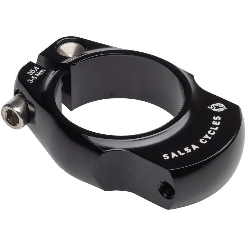 Salsa Rack-Lock Seatpost Clamp - 35.4mm Bolt-On Black