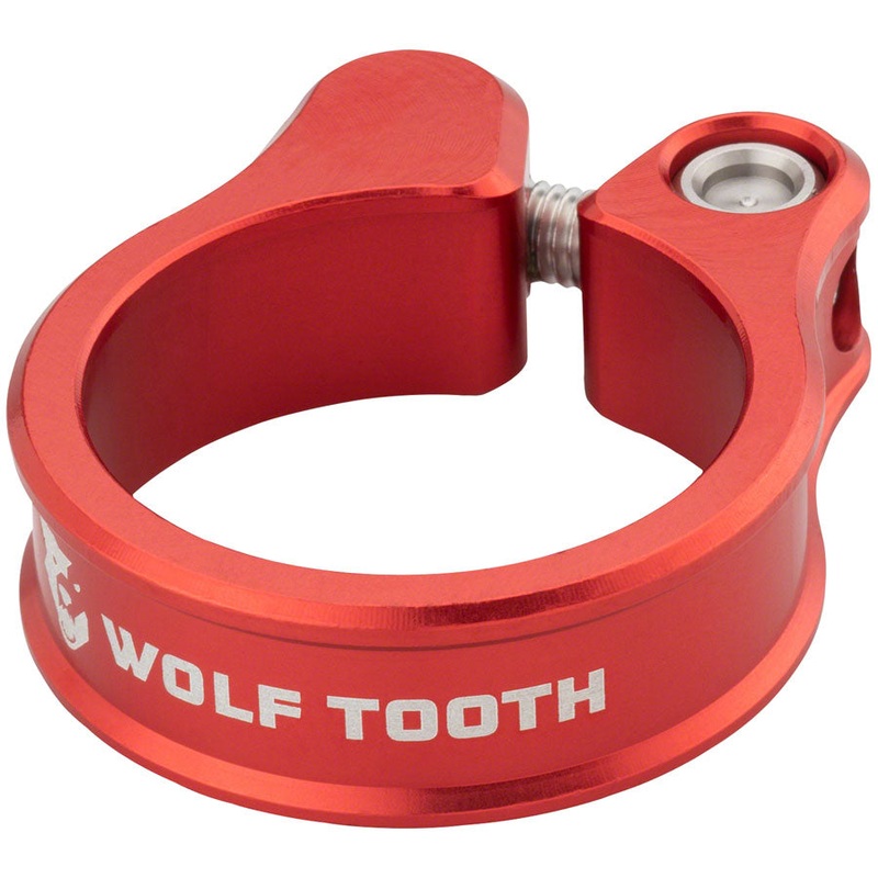 Wolf Tooth Seatpost Clamp - 29.8mm Bolt-On Red