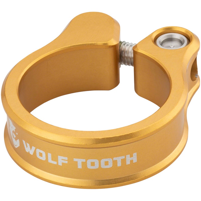 Wolf Tooth Seatpost Clamp - 31.8mm Bolt-On Gold