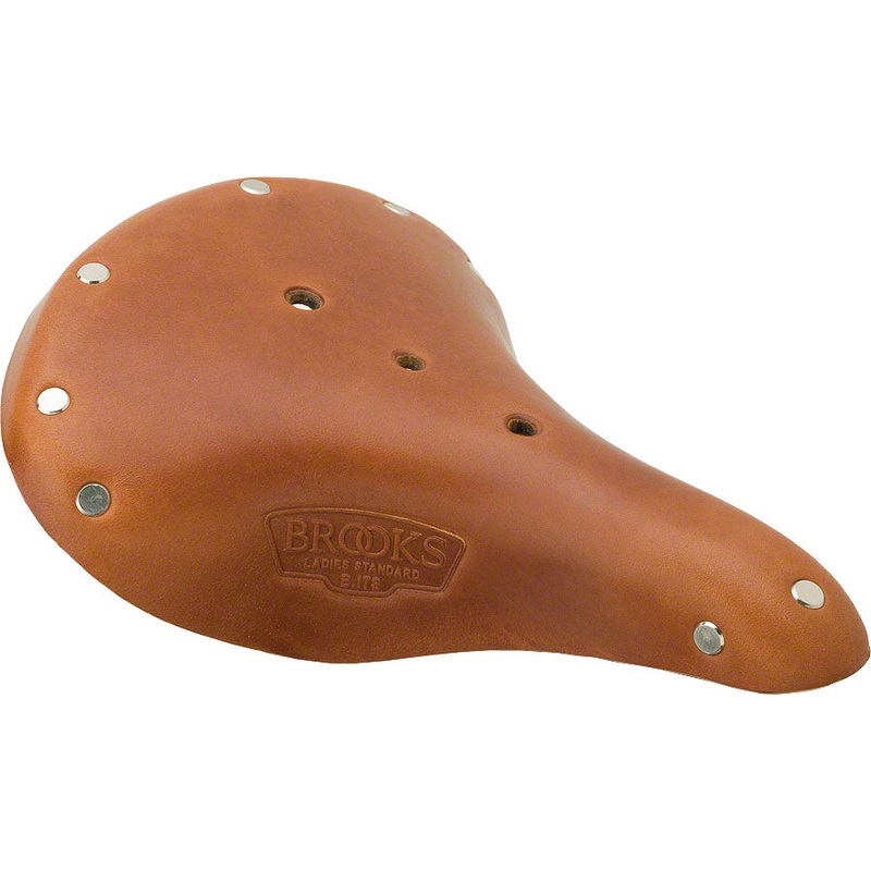 Brooks B17 Standard Saddle - Steel Honey Womens