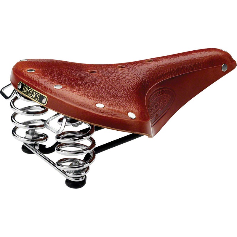 Brooks B67 Saddle - Steel Honey Mens