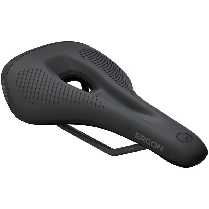 Ergon SMS Comp Saddle - TiNox SL Black Mens Small/Medium