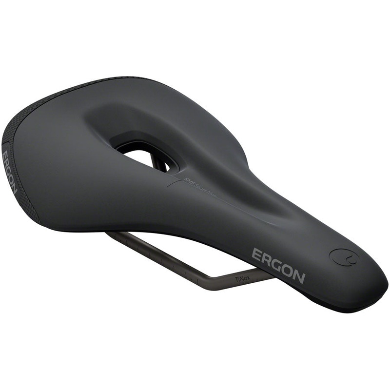 Ergon SMS Sport Saddle - TiNox XP Black Mens Medium/Large