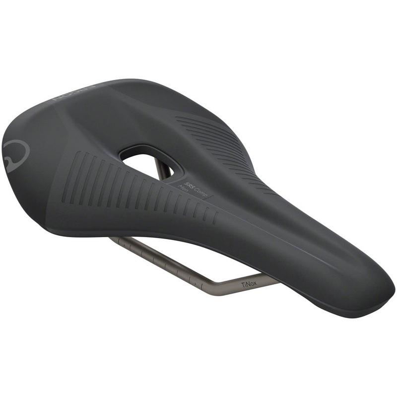 Ergon SRS Comp Saddle - TiNox XP Black Mens Medium/Large