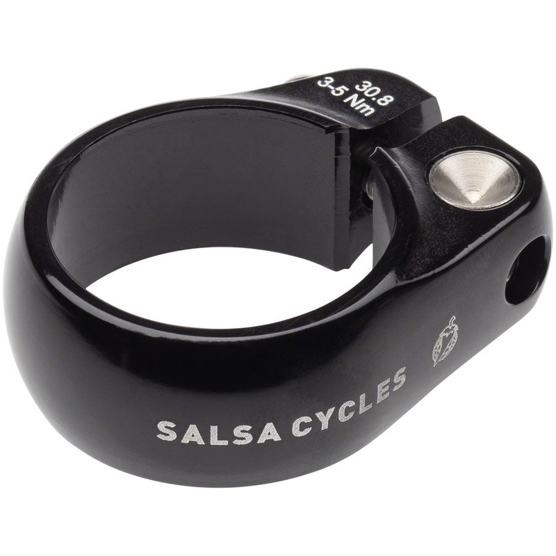Salsa Lip-Lock Seatpost Clamp - 30.8mm Bolt-On Black