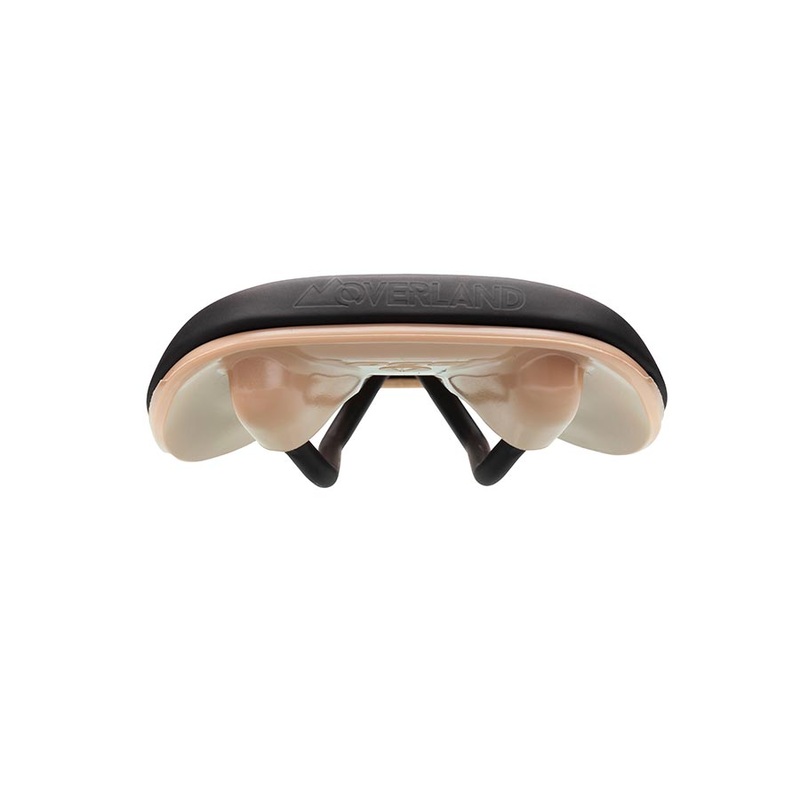 SDG Bel-Air V3 Overland Saddle Lux-Alloy Rails Black/Tan