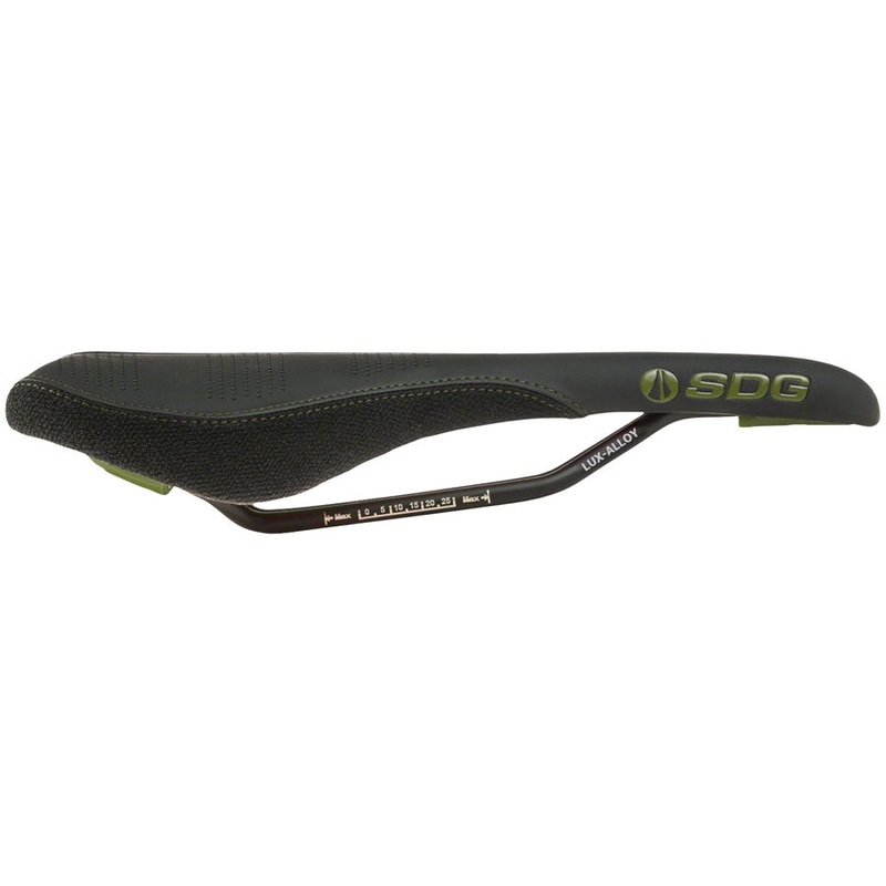 SDG Radar Saddle - Lux-Alloy Black/Olive Green