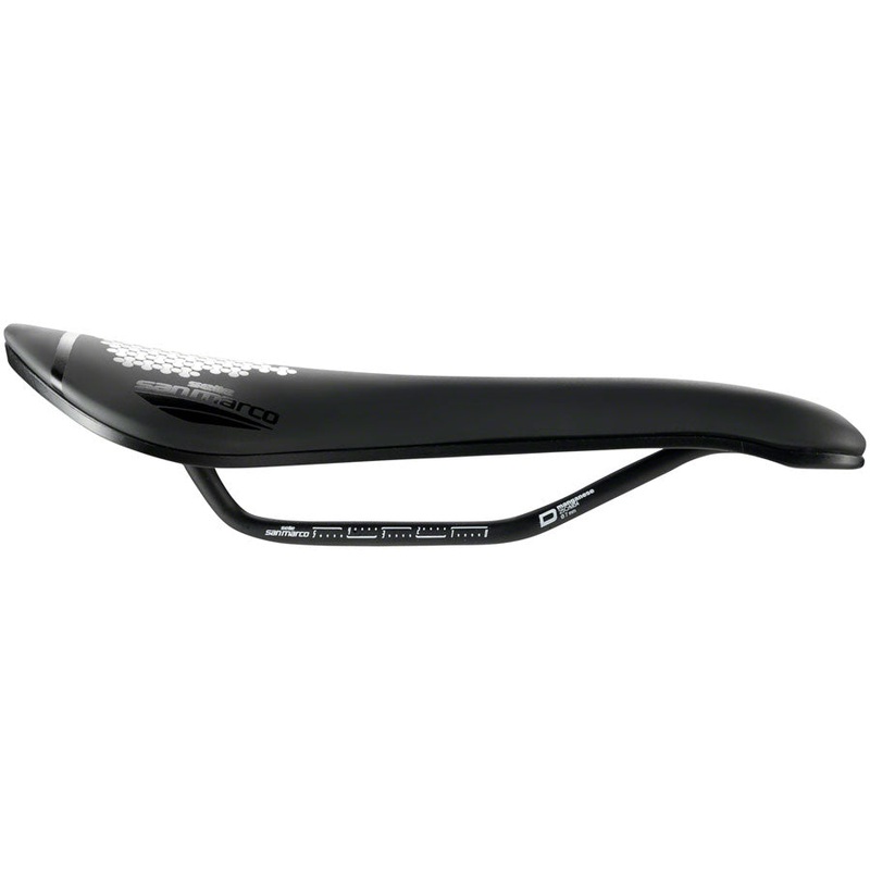 Selle San Marco Aspide Short Open-Fit Dynamic Saddle - Manganese BLK Mens Narrow