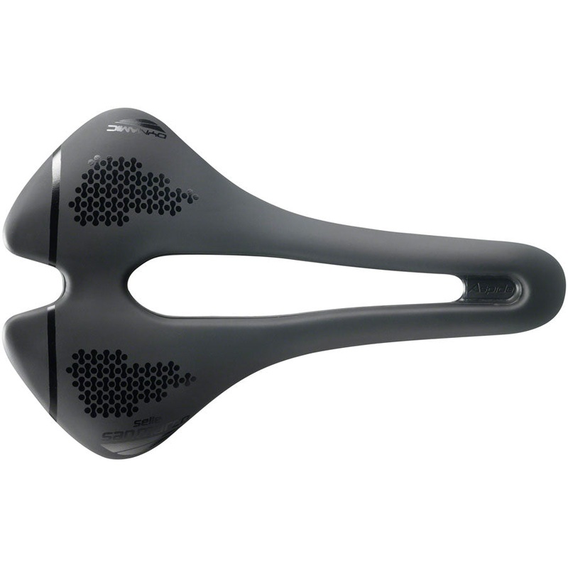 Selle San Marco Aspide Short Open-Fit Dynamic Saddle - Manganese BLK Mens Wide