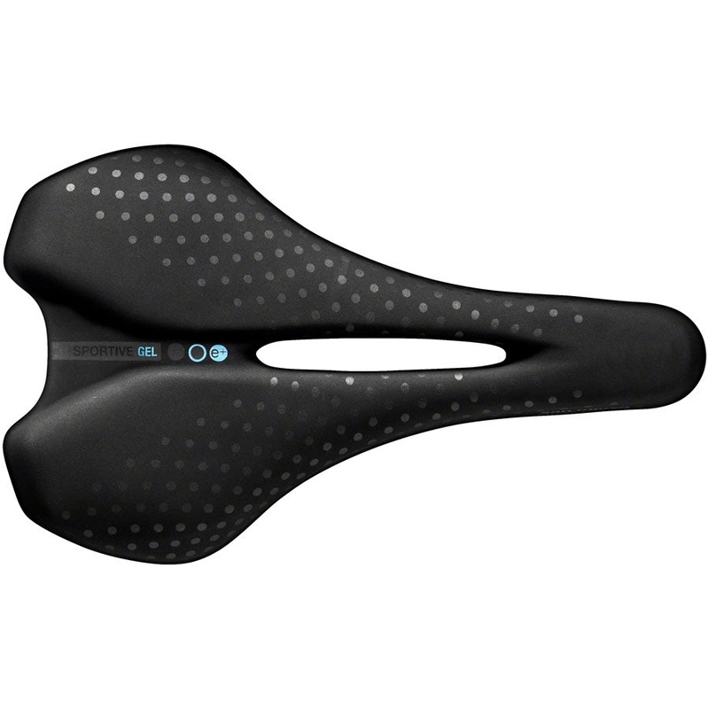 Selle San Marco Sportive Open-Fit Saddle - Steel Black Mens Small Gel
