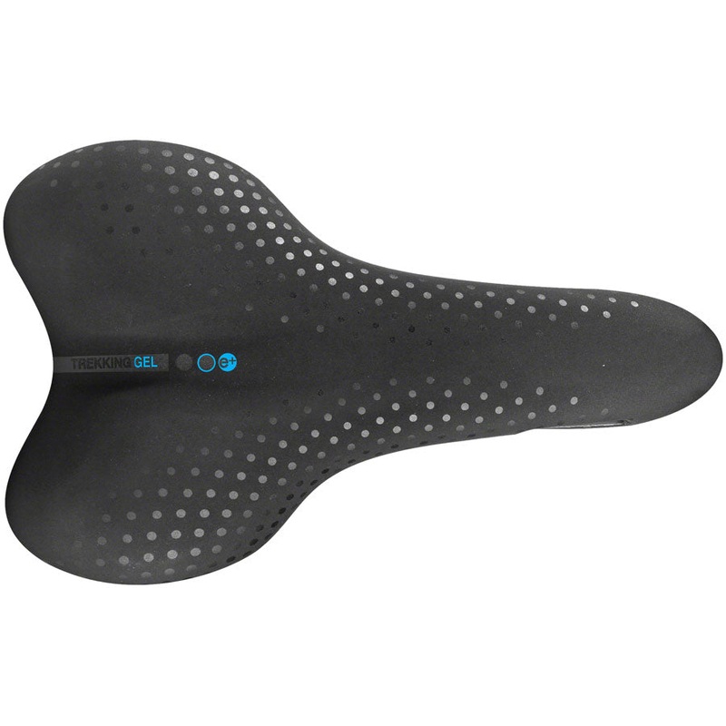 Selle San Marco Trekking Gel Saddle - Steel Black Mens Small Gel