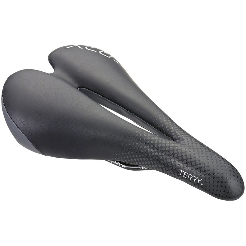 Terry Falcon X Saddle - Chromoly Black Gray Womens