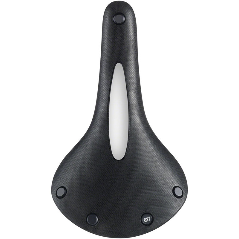 Brooks C17 Carved All Weather Saddle - Steel Black Mens