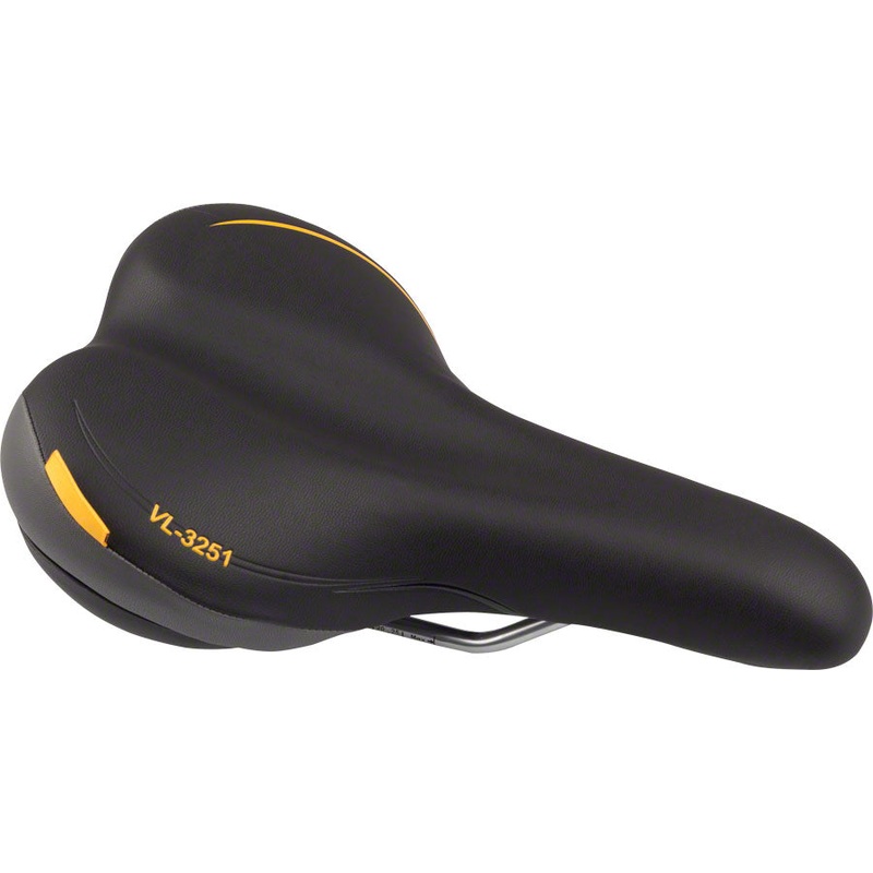 Velo Plush Pace Saddle - Steel Black Mens