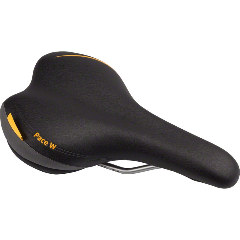 Velo Plush Pace Saddle - Steel Black Womens