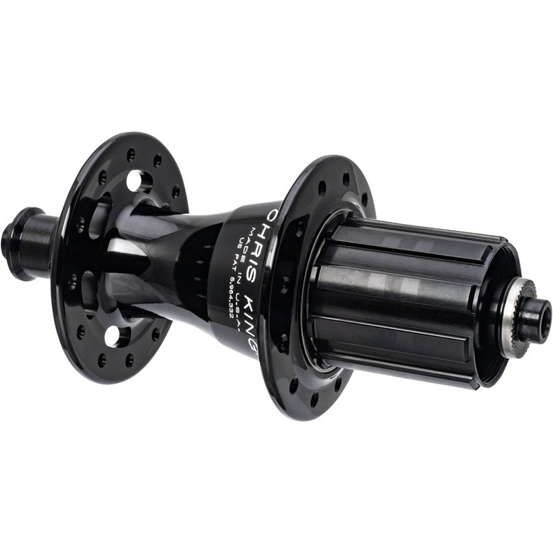 Chris King R45 Rear Hub - QR x 130mm Rim Brake HG 11 Road Black 32H