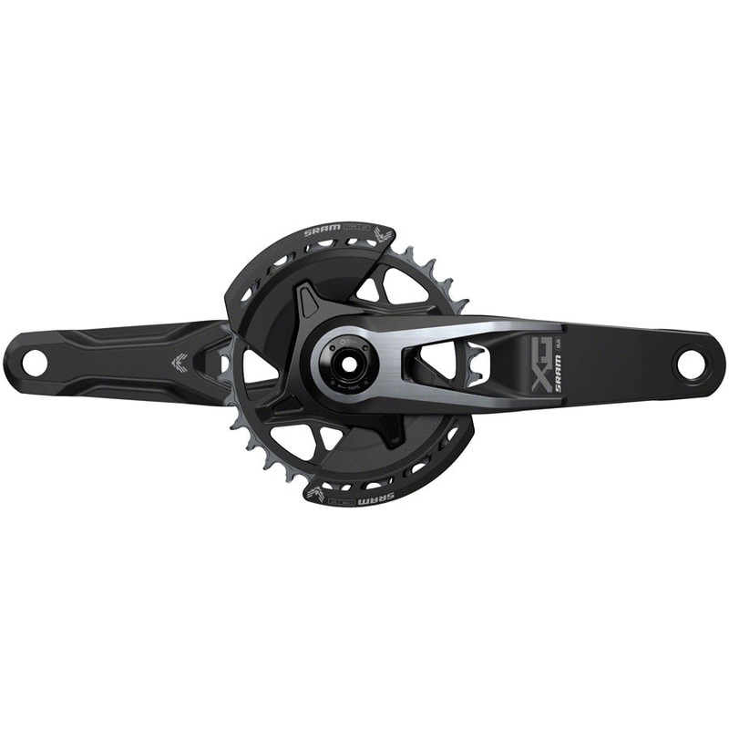 SRAM X0 Eagle T-Type Wide Crankset - 175mm 12-Speed 32t Chainring Direct Mount 2-Guards DUB Spindle Interface BLK