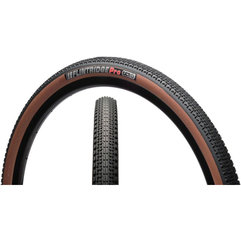 Kenda Flintridge Pro Tire - 700 x 35 Tubeless Folding Coffee Sidewall 120tpi GCT