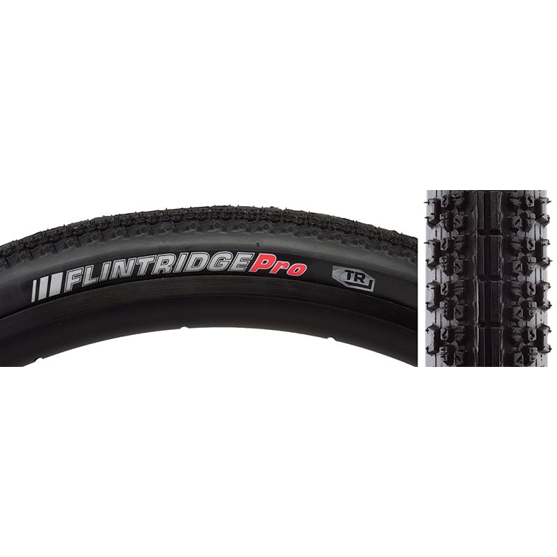 Kenda Flintridge Pro Tire - 700 x 40 Tubeless Folding Black 120tpi