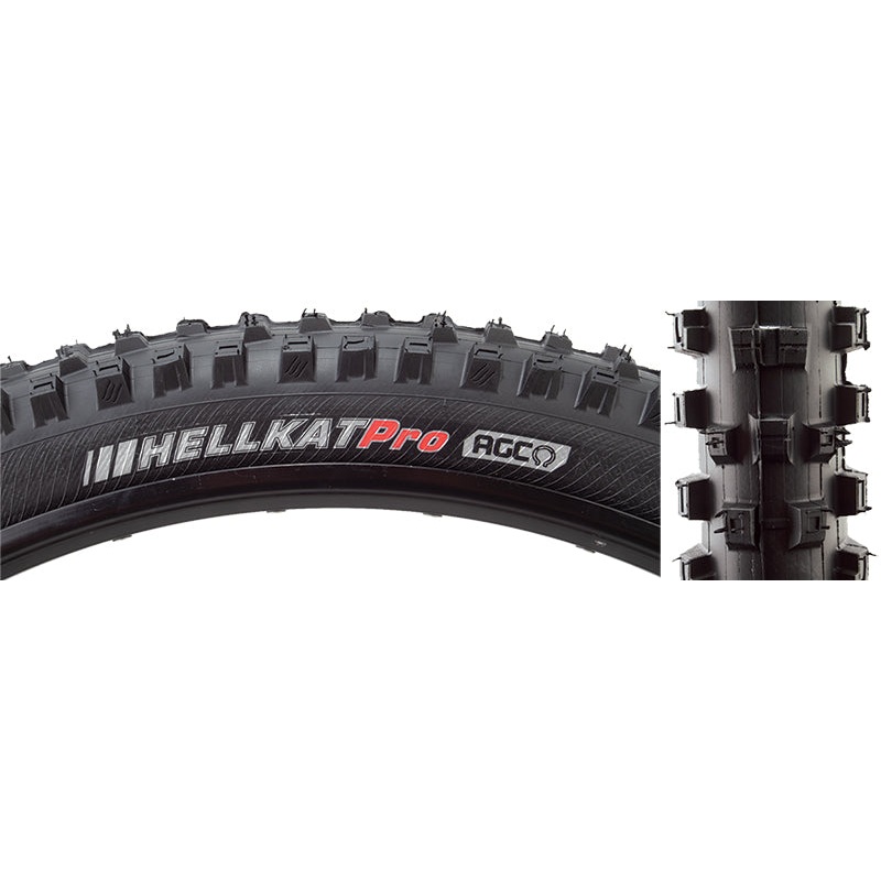 Kenda Hellkat AGC Tire - 29 x 2.4 Tubeless Folding Black 60tpi