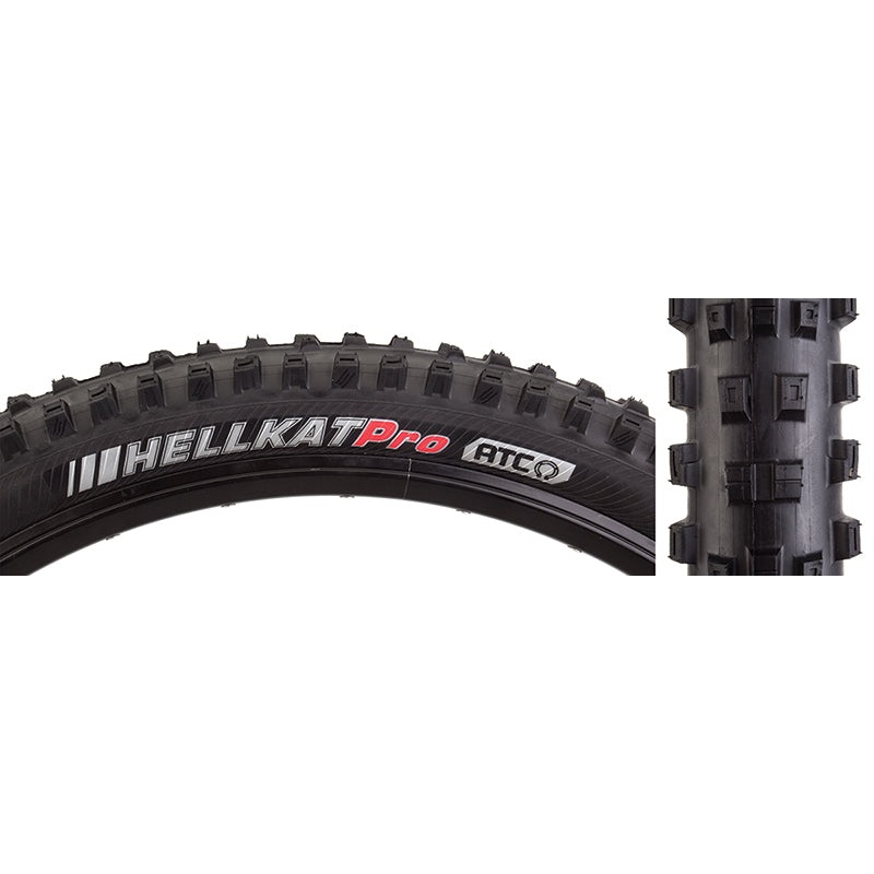 Kenda Hellkat Tire - 26 x 2.4 Tubeless Folding Black 120tpi ATC