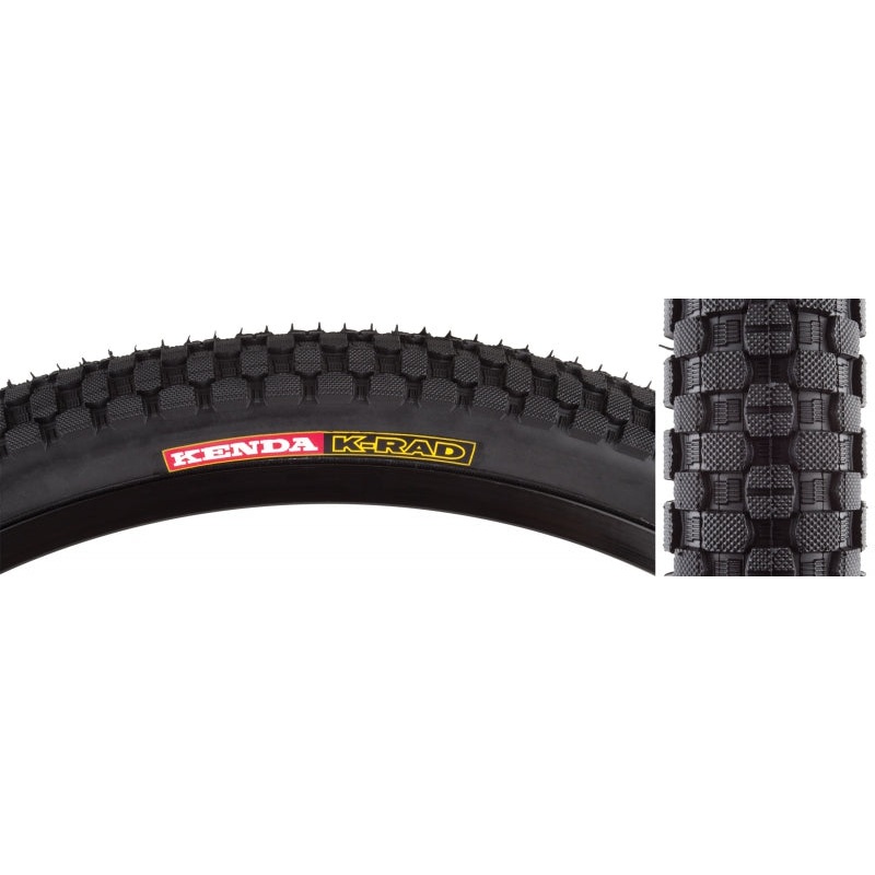 Kenda K-Rad Tire - 24 x 1.95 Clincher Wire Black