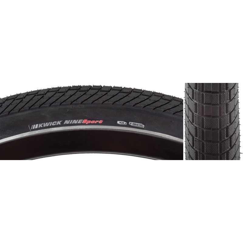 Kenda Kwick Nine Tire - 29 x 2.2 Clincher Wire Black/Reflective 60tpi KS