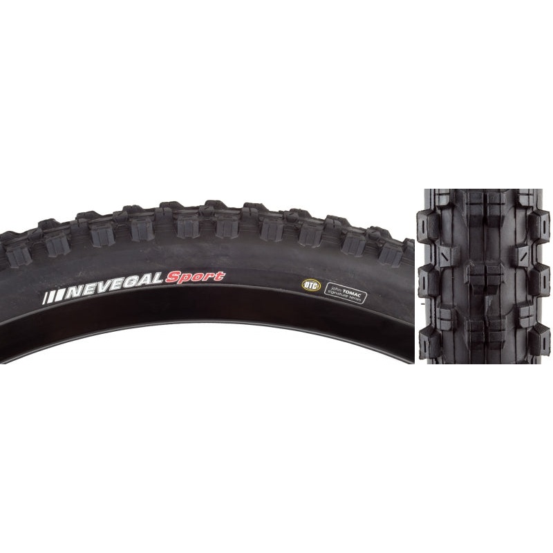 Kenda Nevegal Sport Tire - 26 x 2.1 Clincher Wire Black