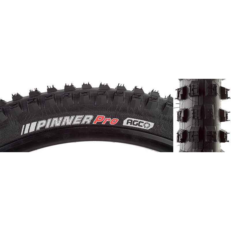 Kenda Pinner Pro Tire 29x2.40 Folding Clincher Dual AGC 120TPI Black