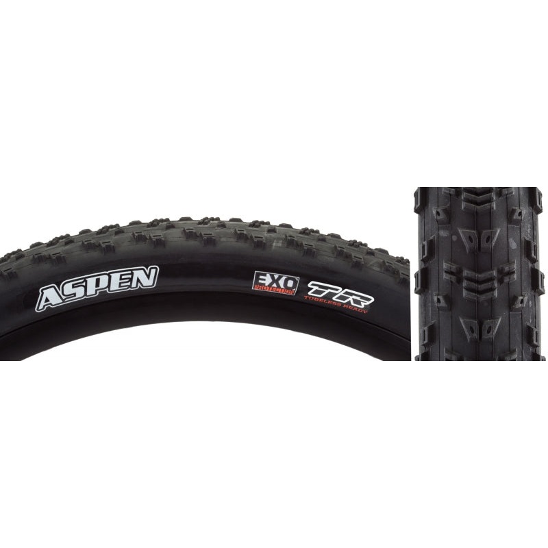 Maxxis Aspen Tire - 29 x 2.4 Tubeless Folding BLK MaxxSpeed EXO Wide Trail E-25