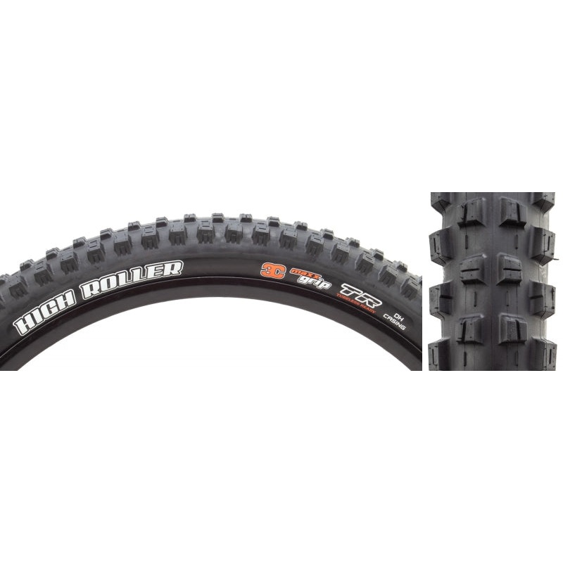 Maxxis High Roller III Tire - 27.5 x 2.4 Tubeless Folding BLK 3C MaxxGrip DH