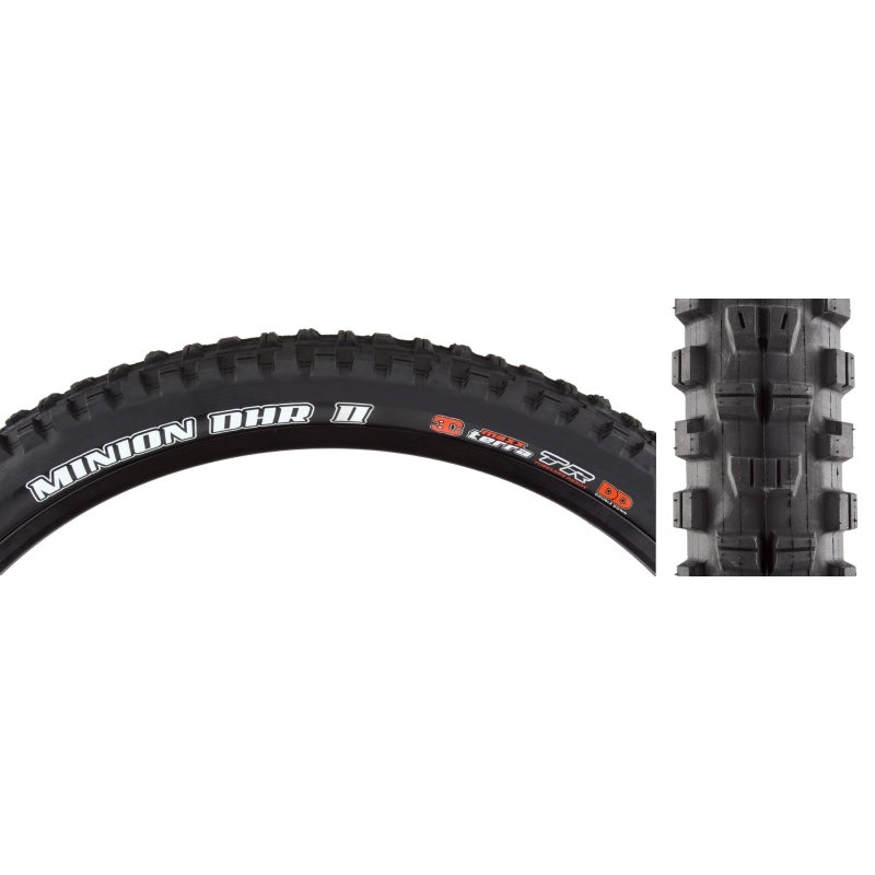 Maxxis Minion DHR II Tire - 27.5 x 2.3 Tubeless Folding BLK 3C MaxxTerra DD
