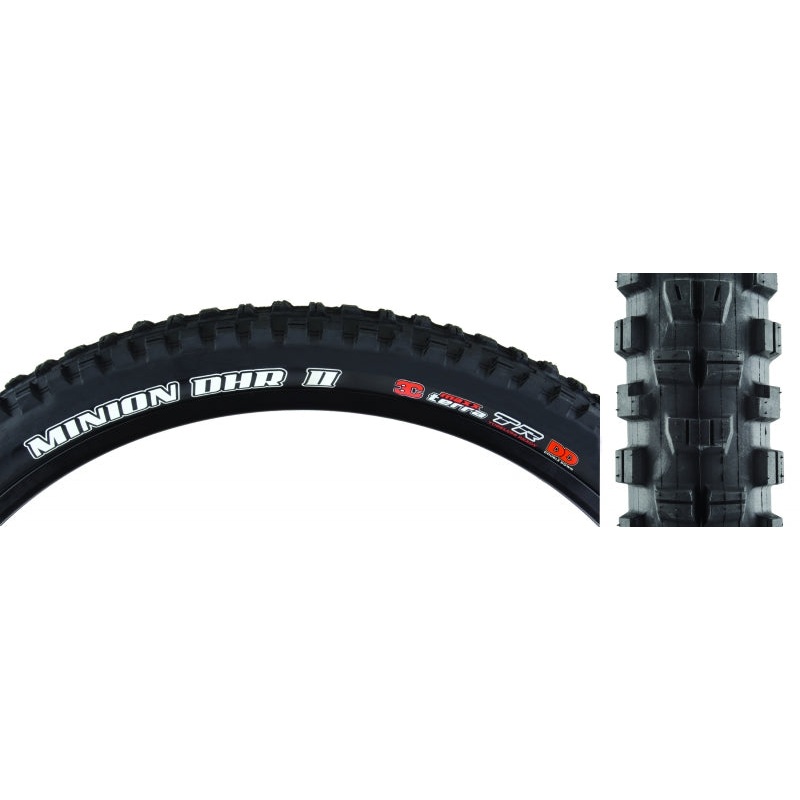 Maxxis Minion DHR II Tire - 27.5 x 2.5 Tubeless Folding BLK 3C MaxxTerra DD